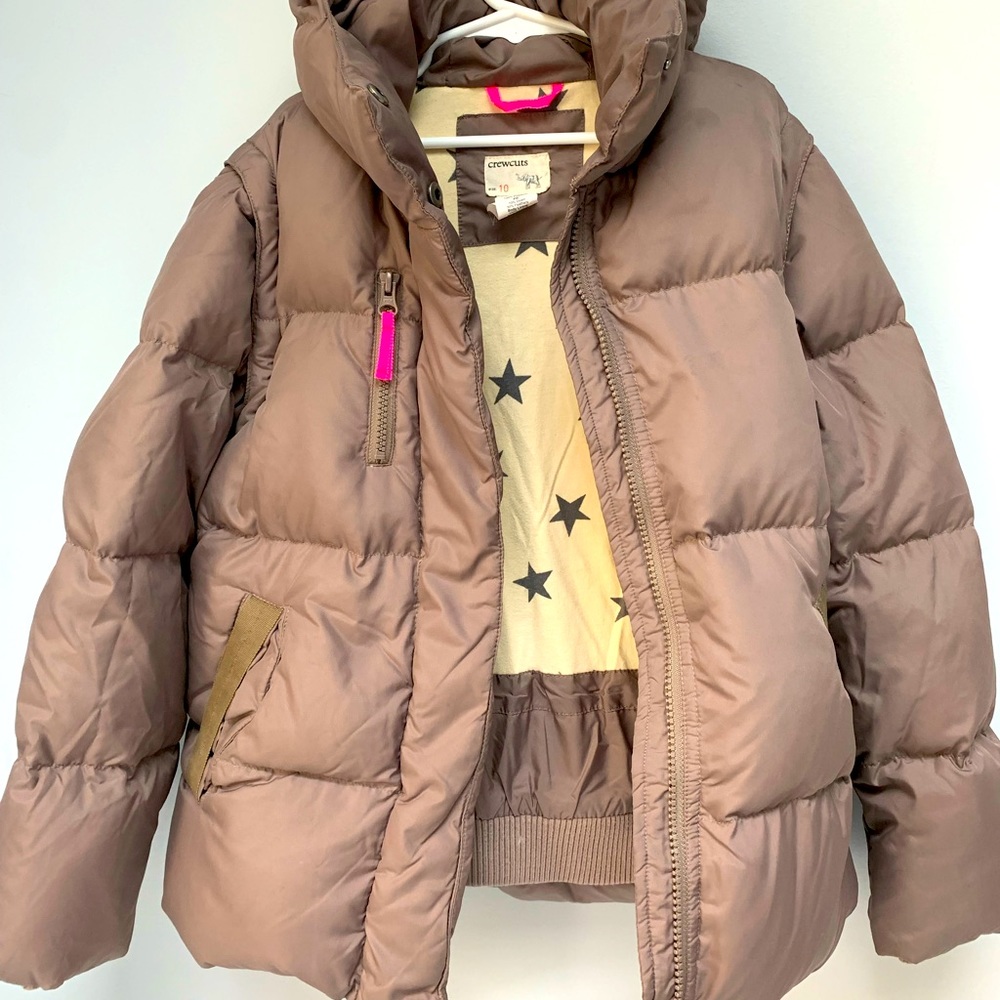 Crewcuts, Size 10, Down filled puffy jacket